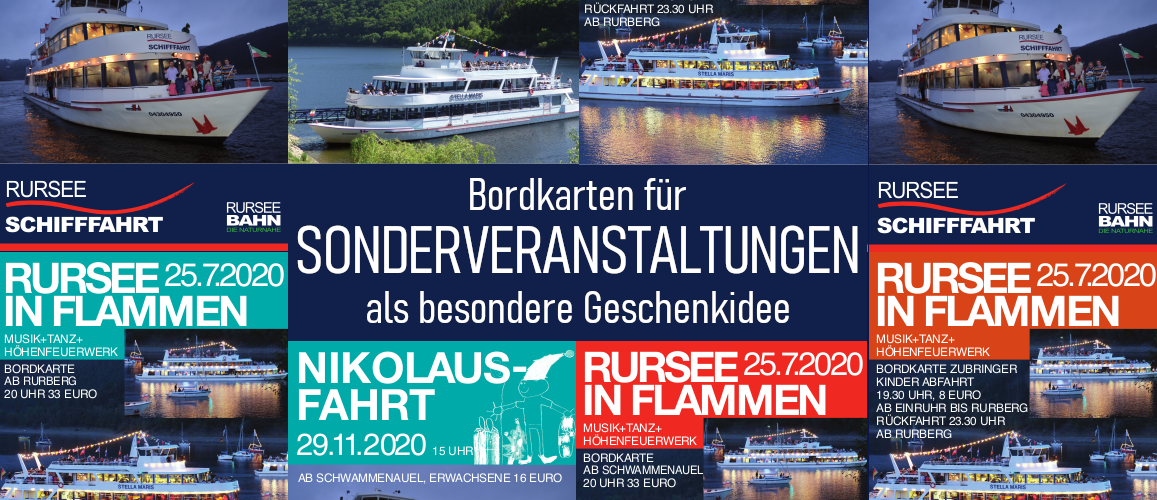 Willkommen Bei Der Rursee Schifffahrt Schwammenauel